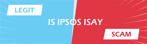 ipsos isy|is ipsos isay a scam.